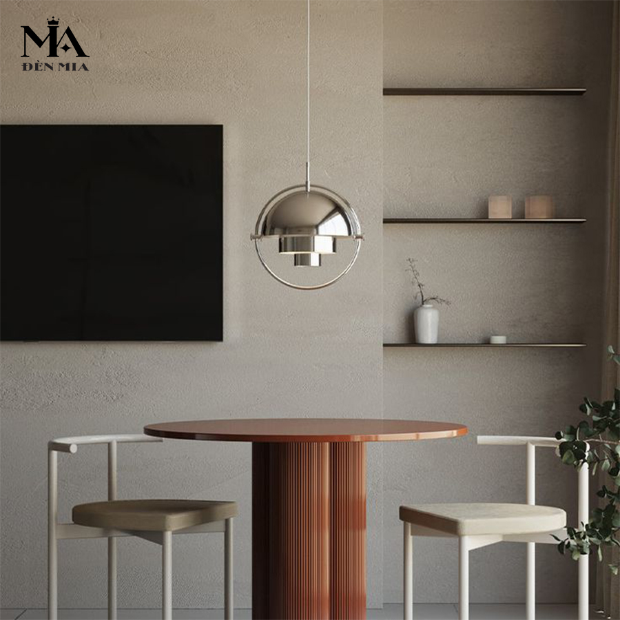 Đèn Thả Mạ Crom