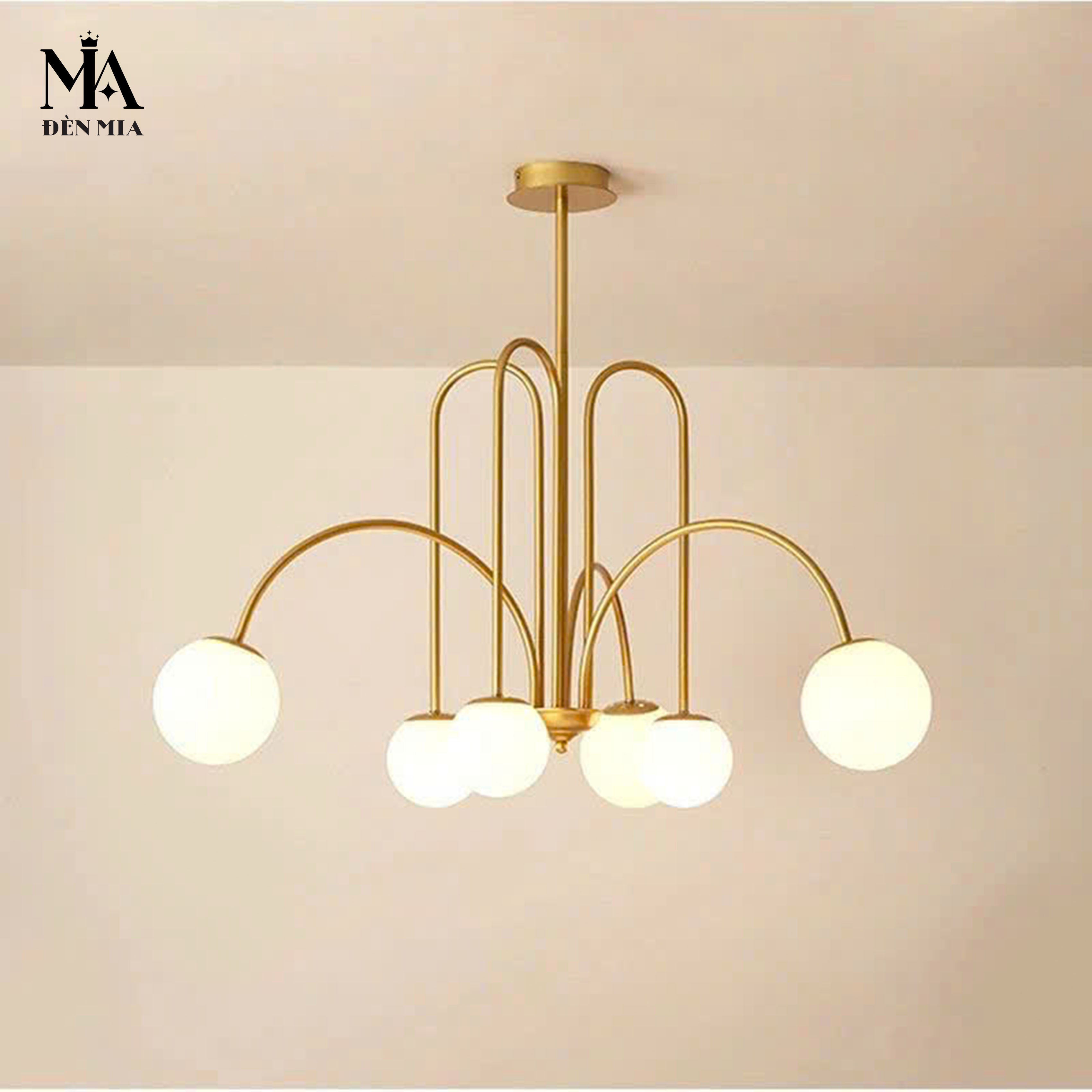 Đèn Chùm Mid Century